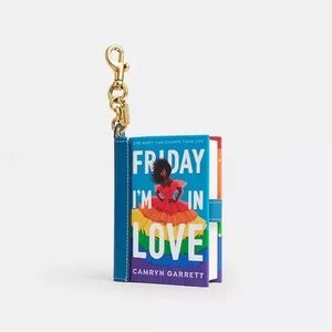 Coach Book Bag Charm Friday I'm In Love By Camryn Garrett NWT